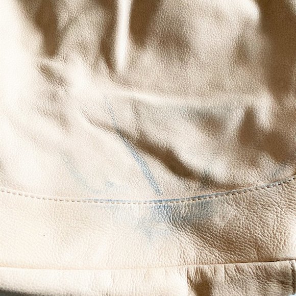 Elliott Lucca natural leather tan saddle shoulder bag / purse / crossbody bag - Picture 8 of 16